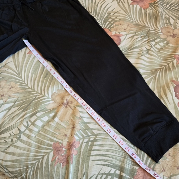 3/$25 Members Mark Travel Jogger Pants Drawstring Pockets XXL Black Comfortable - Picture 5 of 9